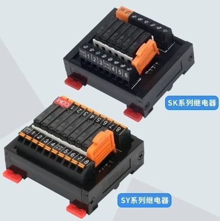 Relay 8 Channel Board - Módulo de Relé SK/SY Amplificador PLC
