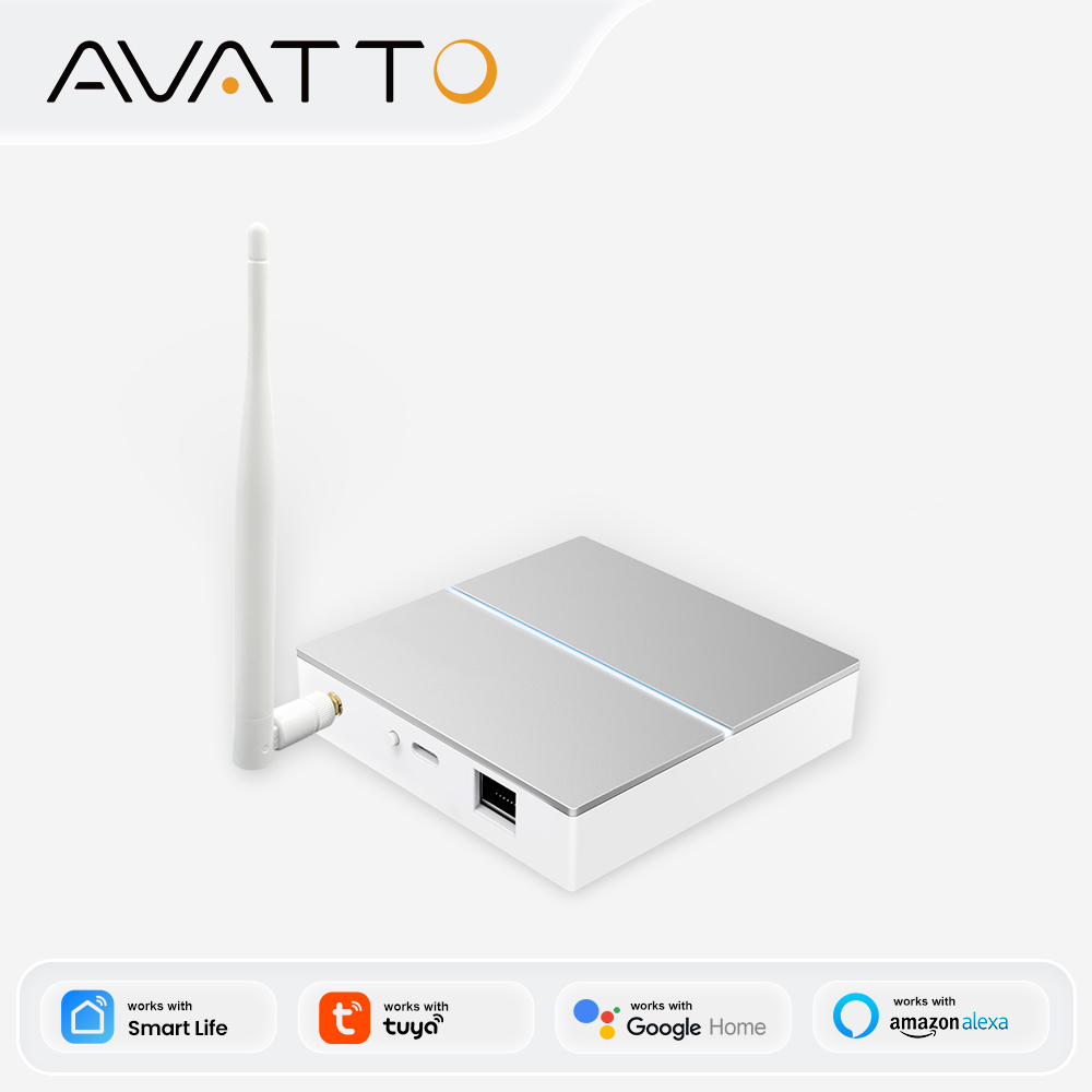 Home Automation Technology - AVATTO Tuya ZigBee Gateway com antena