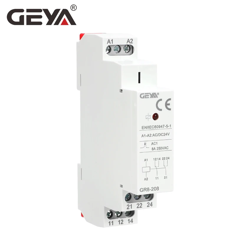 GEYA GR8-208 Relé Auxiliar Int - Shelly Relay Module avaliação e preço