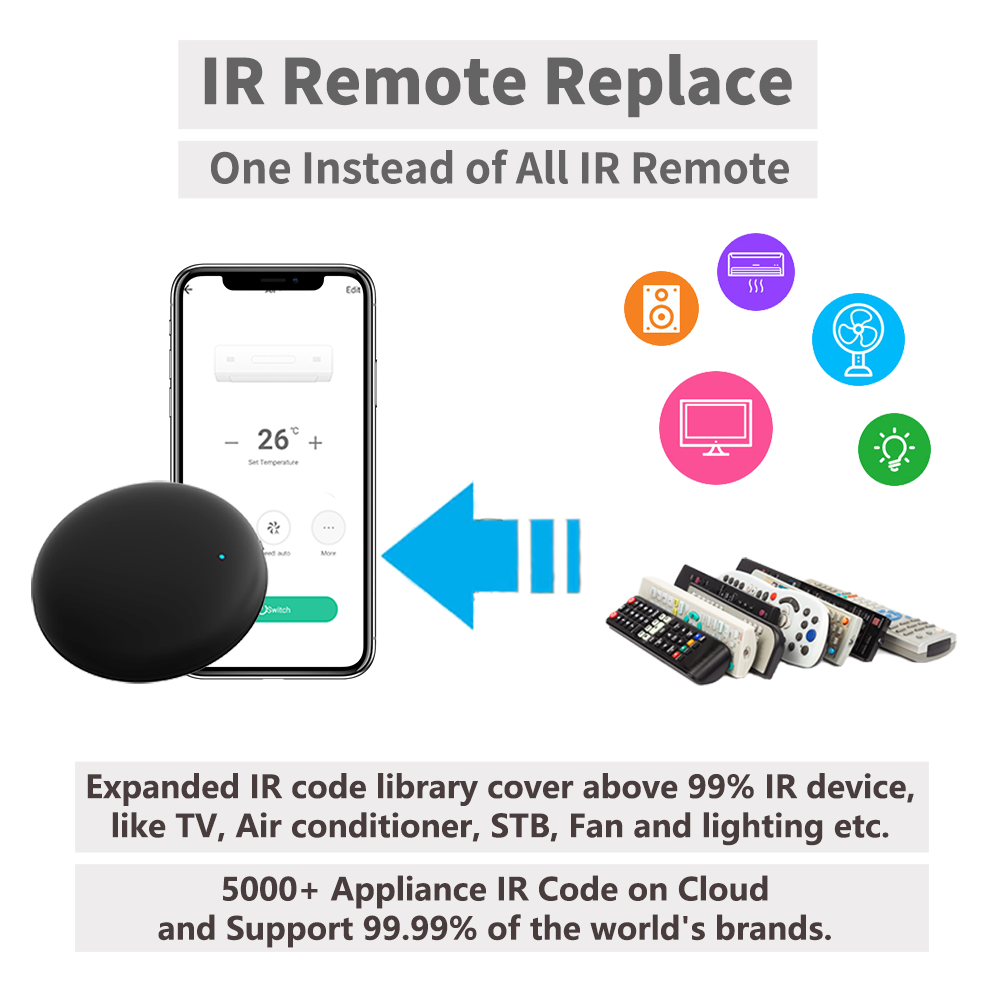 Tuya wifi ir remoto para autom - Home Automation Technology avaliação e preço
