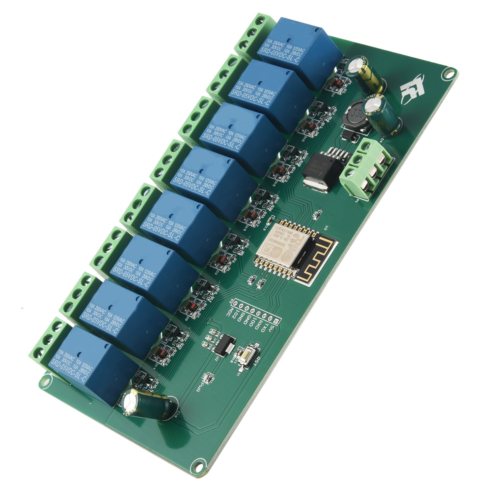 (ABDH) Módulo de Relé WIFI ESP - Relay 8 Channel Board avaliação e preço