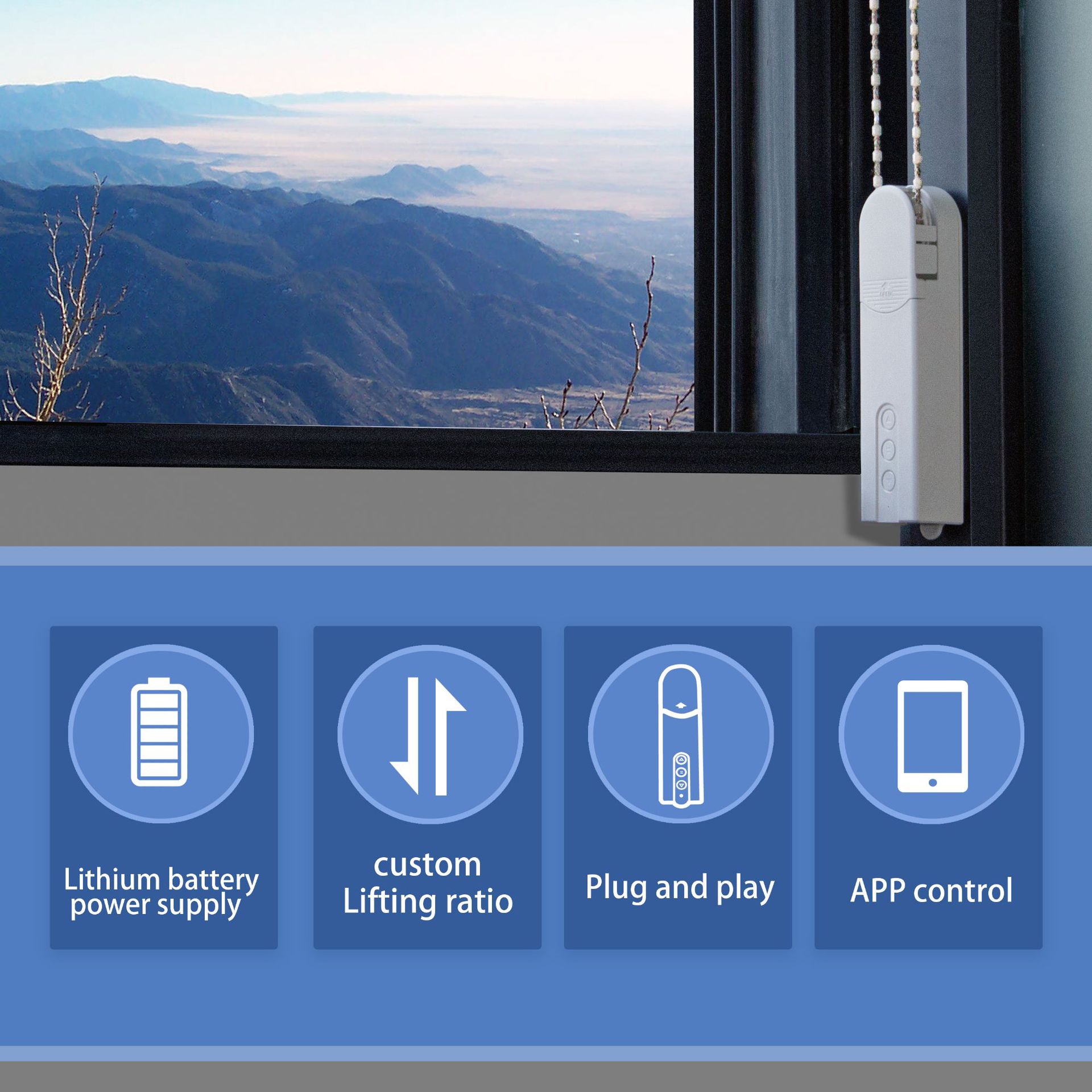 Motor elétrico de rolo cego wi - Home Automation Technology avaliação e preço