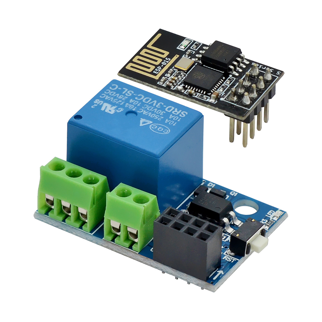 ESP-01S módulo de relé wi-fi 5 - Home Automation Diy Kit avaliação e preço
