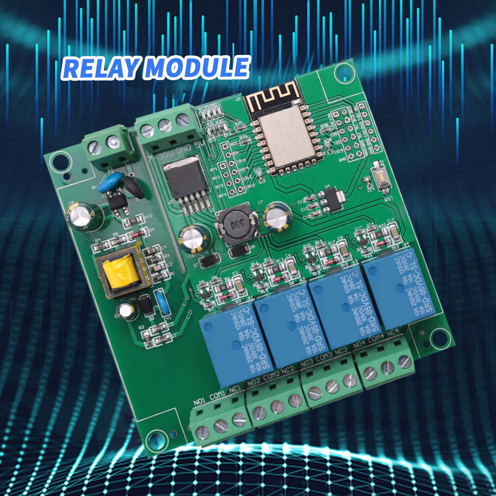 SCLS ESP8266 Módulo de relé se - Relay 8 Channel Board avaliação e preço