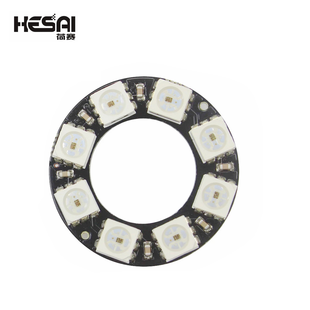 Anel de luz LED RGB 8 bits WS2 - Home Automation Diy Kit avaliação e preço