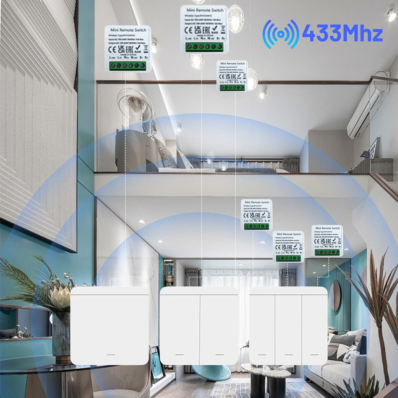 Rf 433mhz inteligente diy inte - Diy Home Automation System avaliação e preço