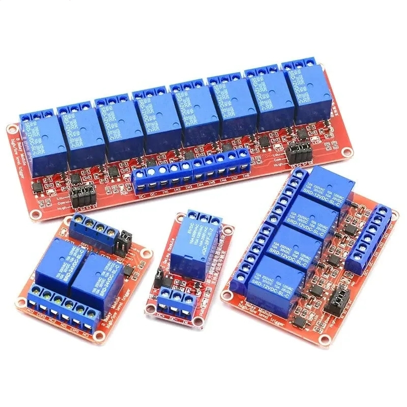 Dc 5v 12v 24v 1 2 4 6 8 canais - Relay 8 Channel Board avaliação e preço