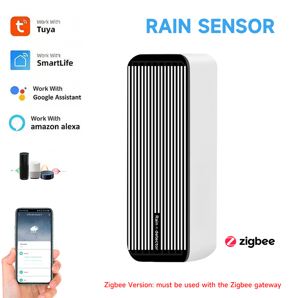 Tuya zigbee sensor de chuva tu - Home Automation Technology avaliação e preço