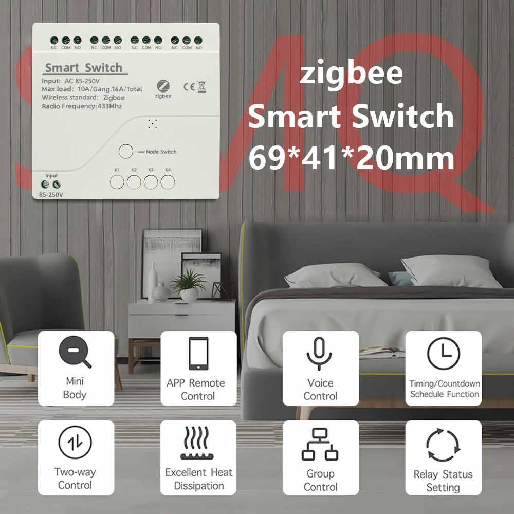 Zigbee interruptor inteligente - Home Automation Technology avaliação e preço